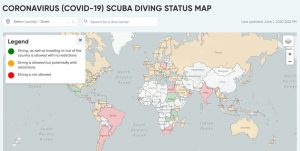 Scuba Diving Status Map